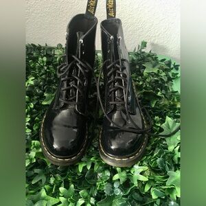 Dr. Martens Black Lace-Up Boots